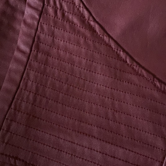 Mind Code Faux Leather Jeans. Burgundy. Small. NWOT - Picture 2 of 3